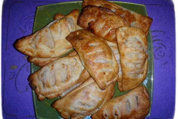 зажаристые слоечки с творогом