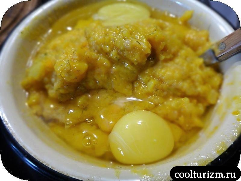 запеканка из тыквы и курицы