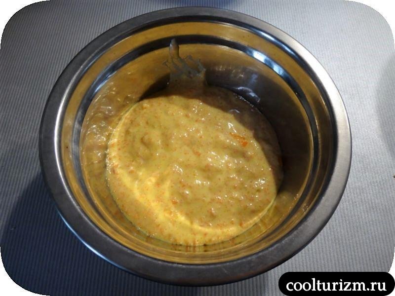 соус из майонеза и корейской моркови