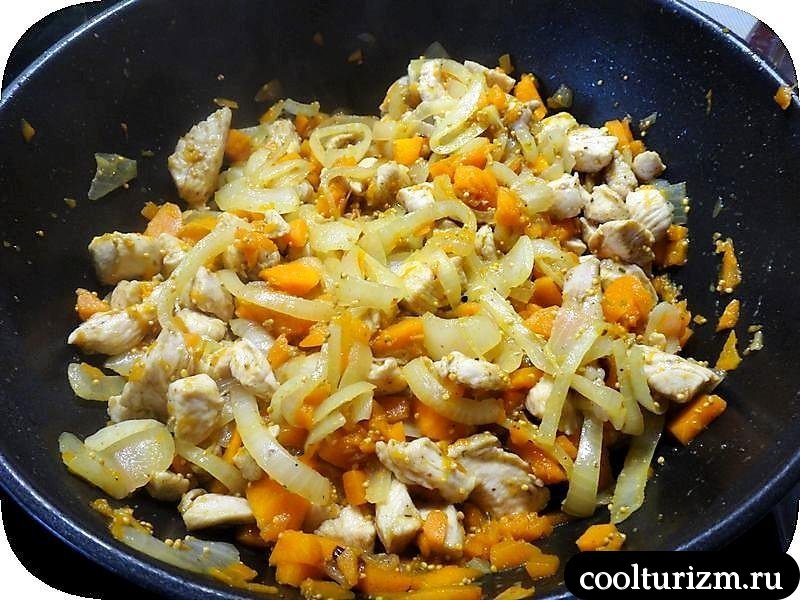 штрудель с курицей