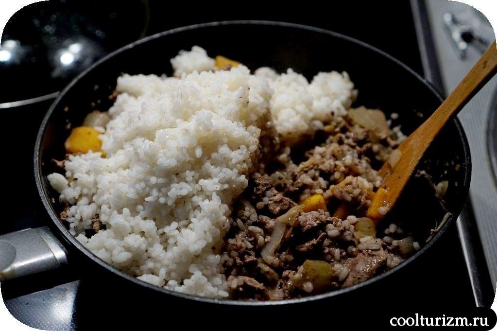 запеканка из печени с рисом