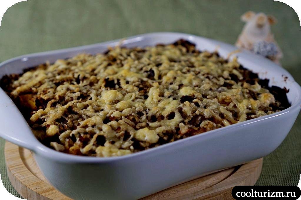запеканка из печени с рисом