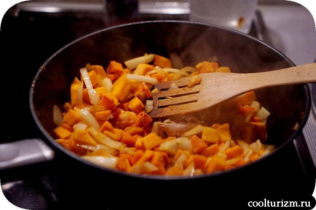 рожки с курицей