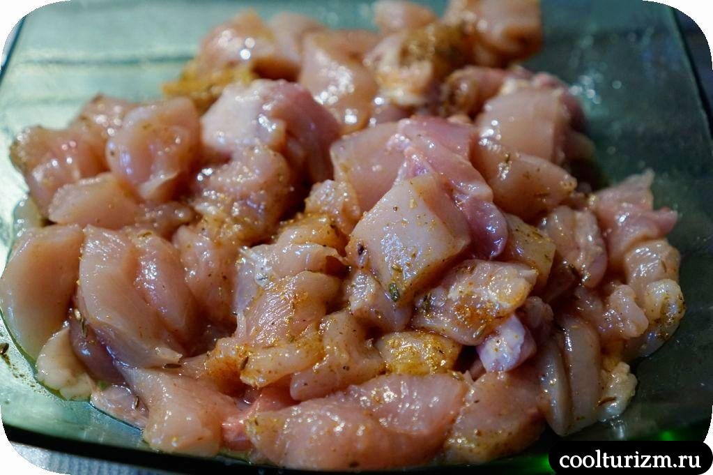 пита с курицей