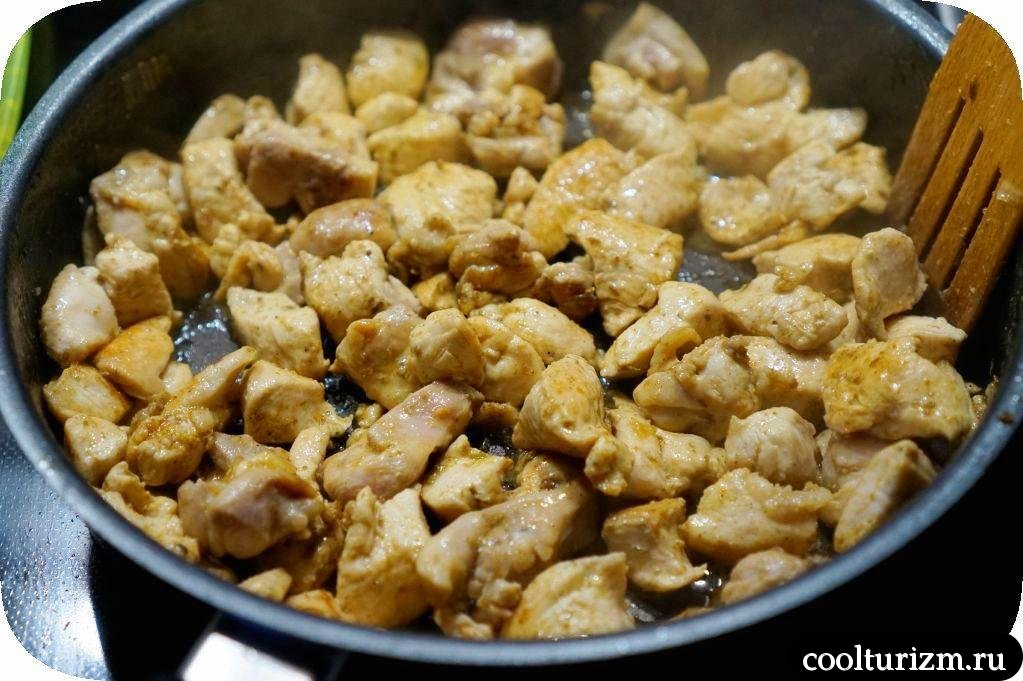 пита с курицей