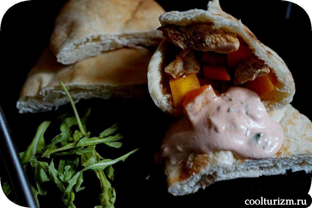 лаваш с курицей и тыквой
