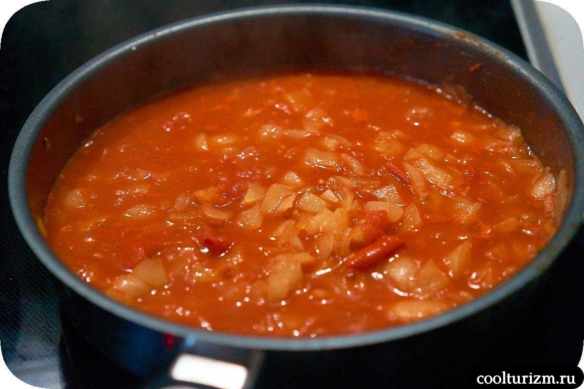 макароны из амаранта с помидорами и сыром