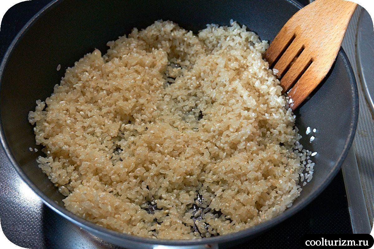рис со щечками трески и овощами