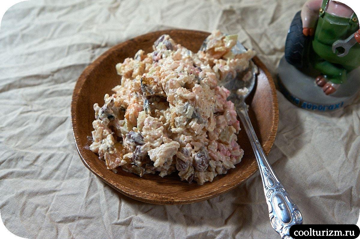 салат селедка фасоль рис