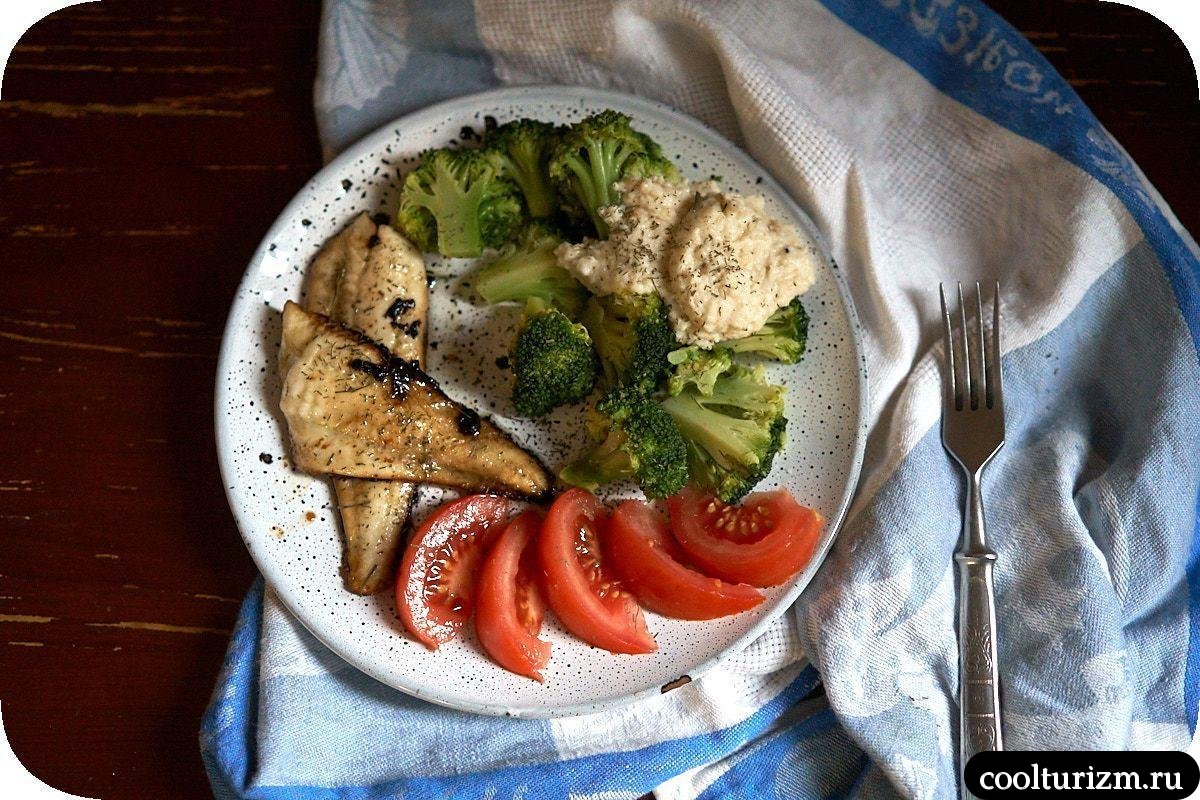 рецепт вкусной камбалы с брокколи на сковороде пошагово