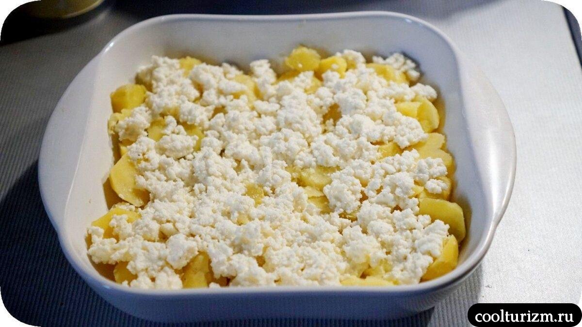 запеканка картофельная с адыгейским сыром с фото