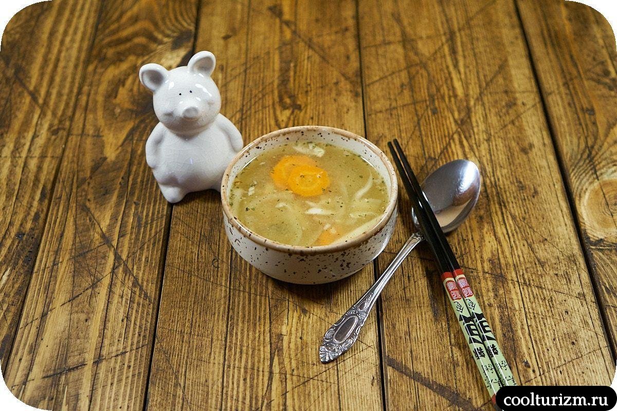 Рыбный суп с капустой пекиснкой
