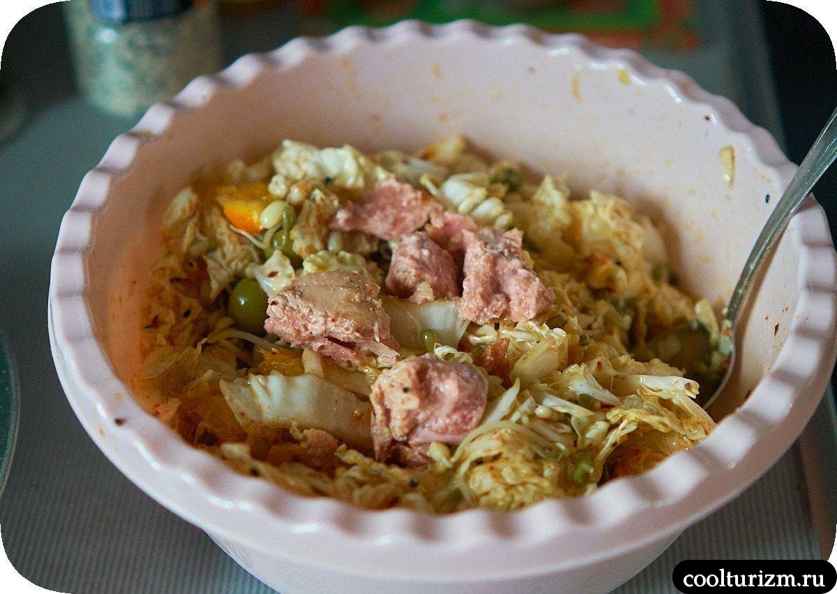 Салат с тунцом и оливками как приготовить