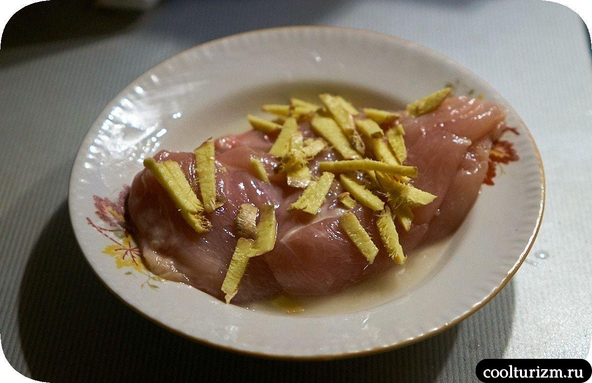 Куриная грудка на пару