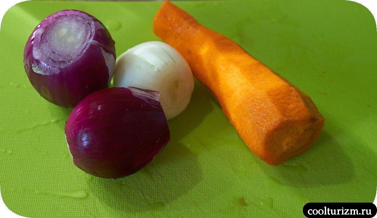 Плов из девзиры с овощами и мясом