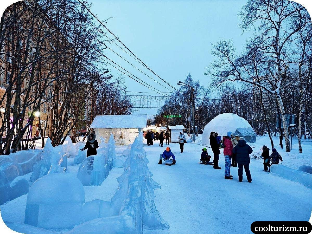 лабиринт изо льда Мурманск