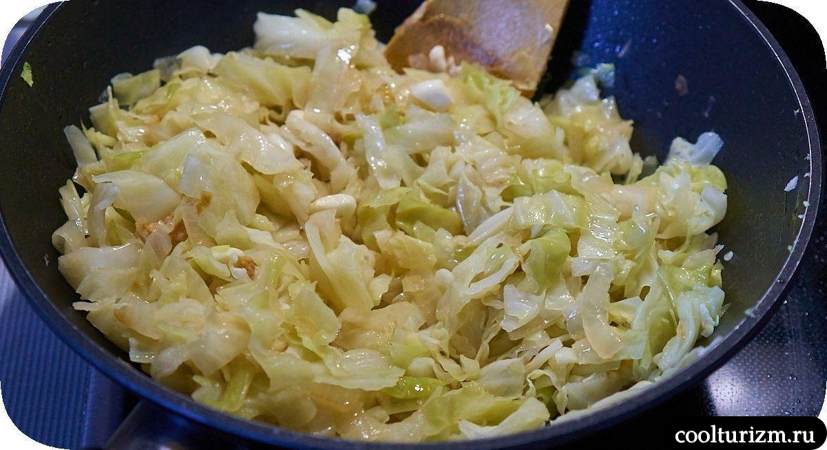 Рецепт тушеной капусты