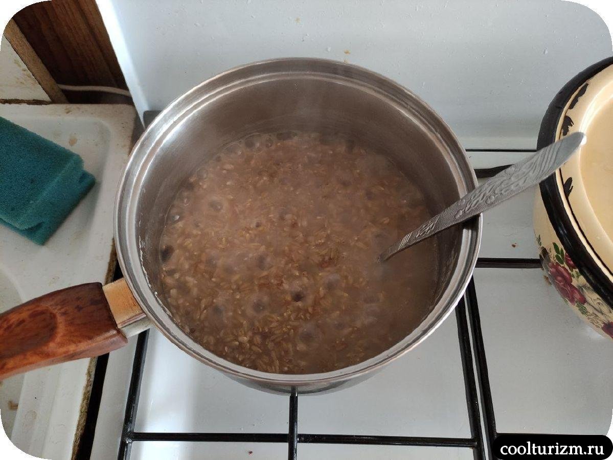 Каша из овсяной крупы на молоке как сварить