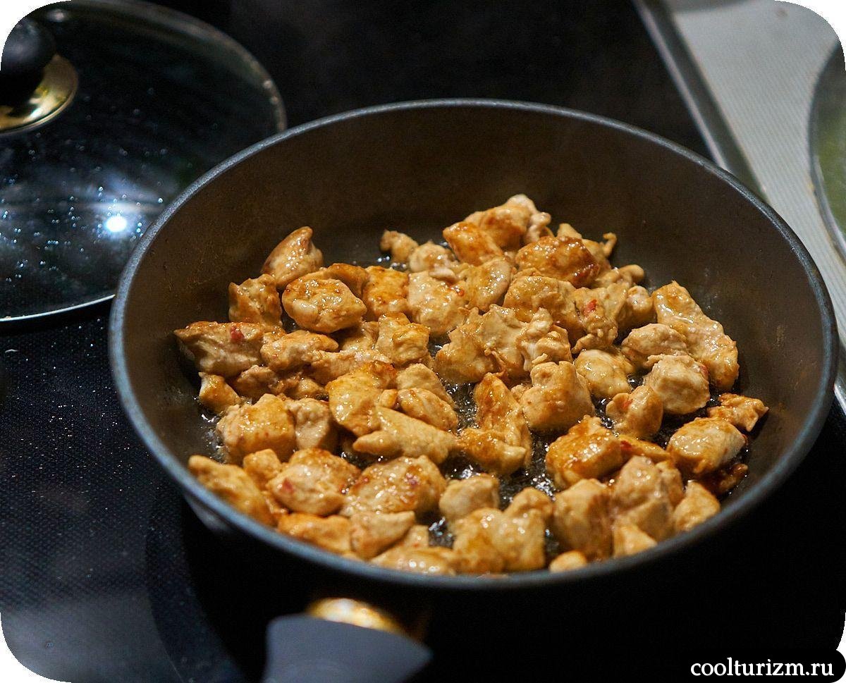 жарка мяса в маринаде