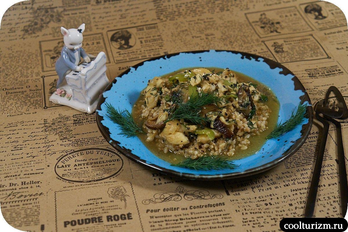 Щечки трески с полбой по-азиатски вкусный рецепт