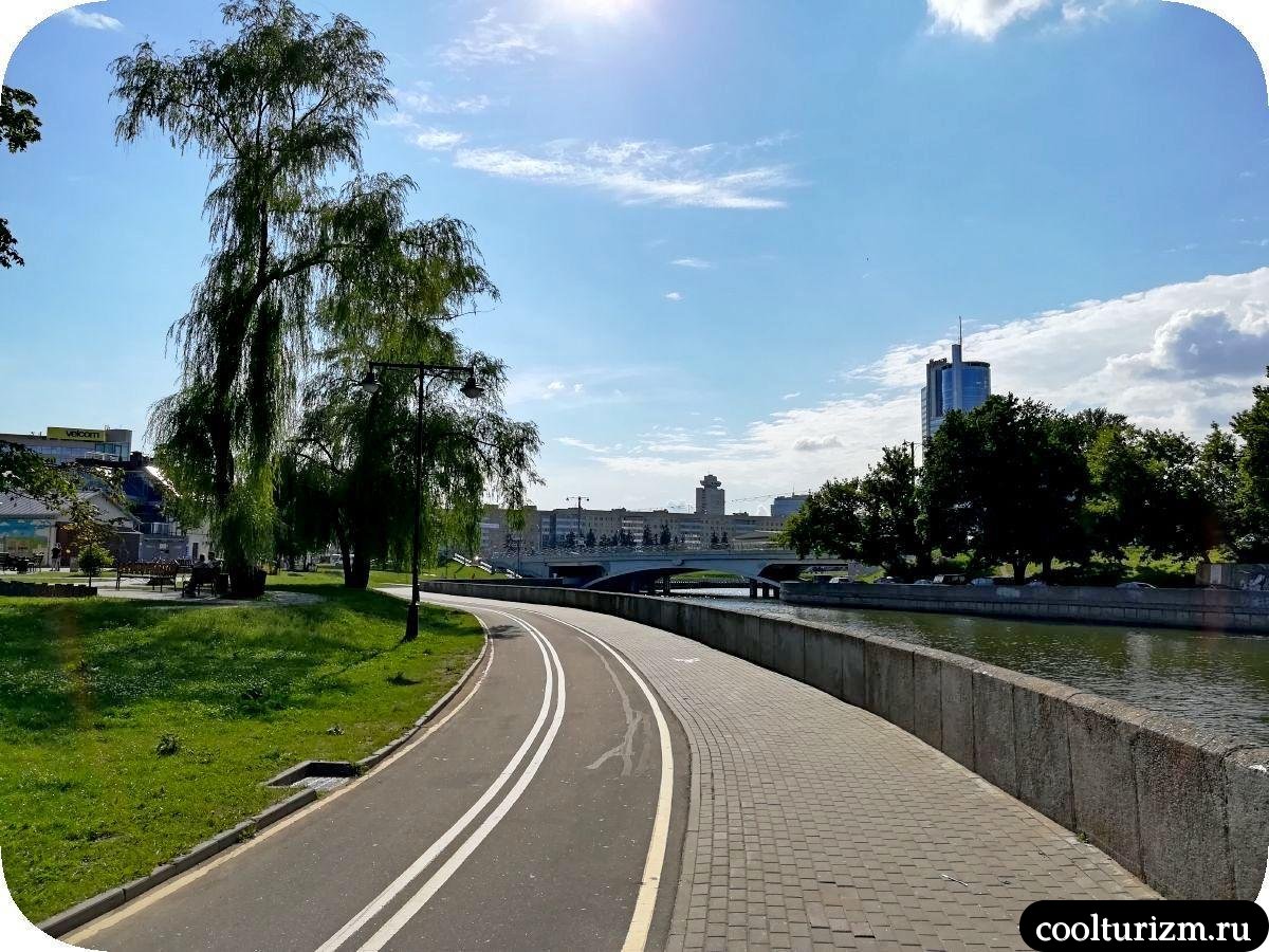 главная минская велодорожка Свислочь