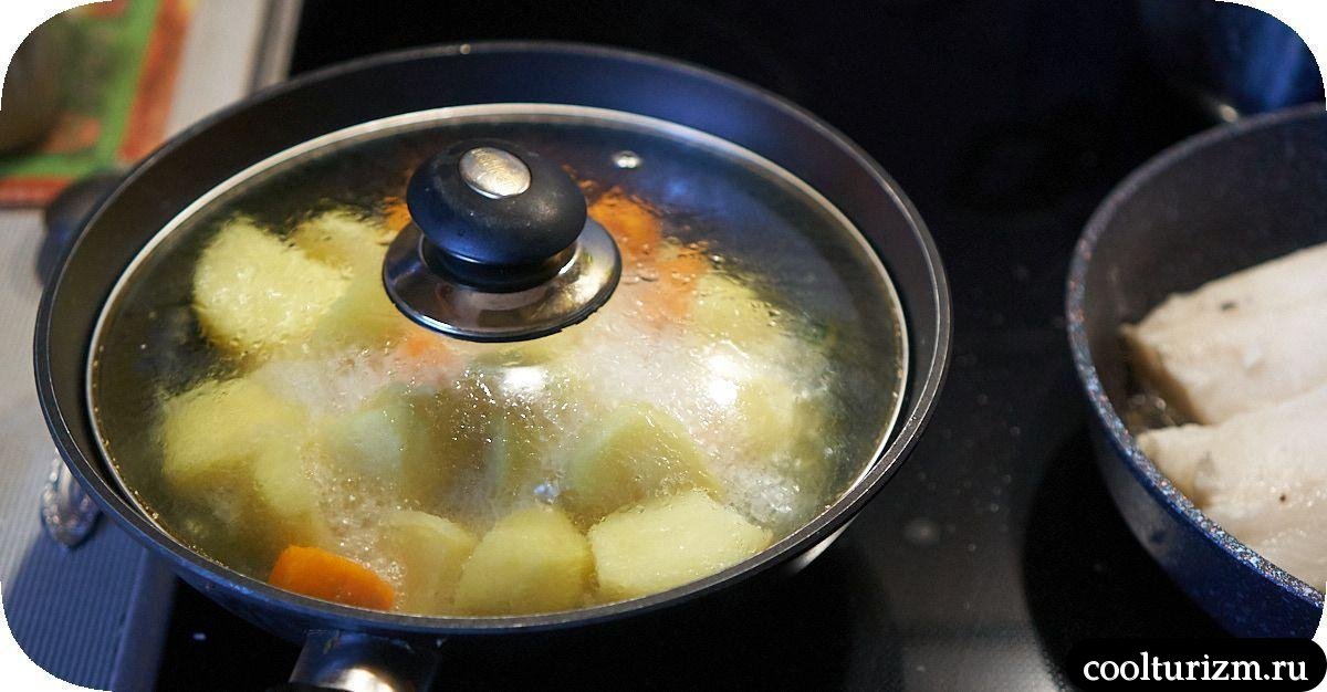 картофель и морковь на пару