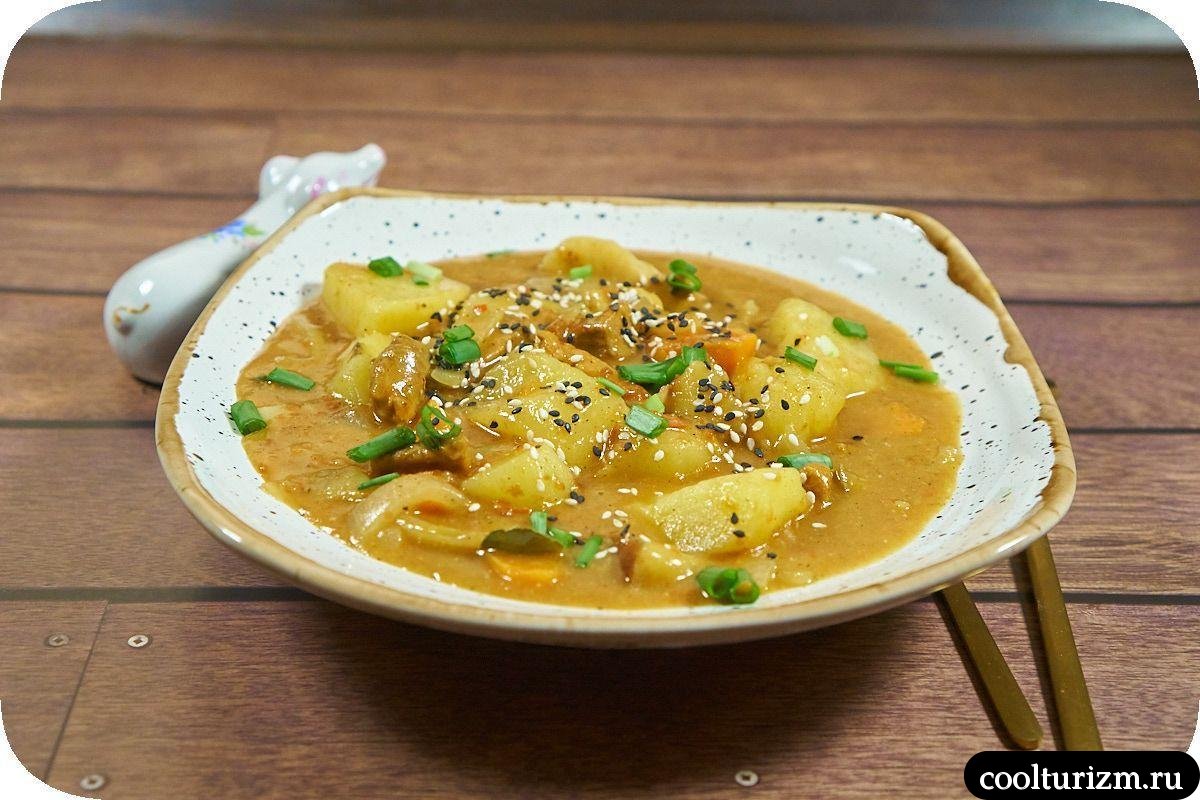 Мясо в кокосовом молоке рецепт
