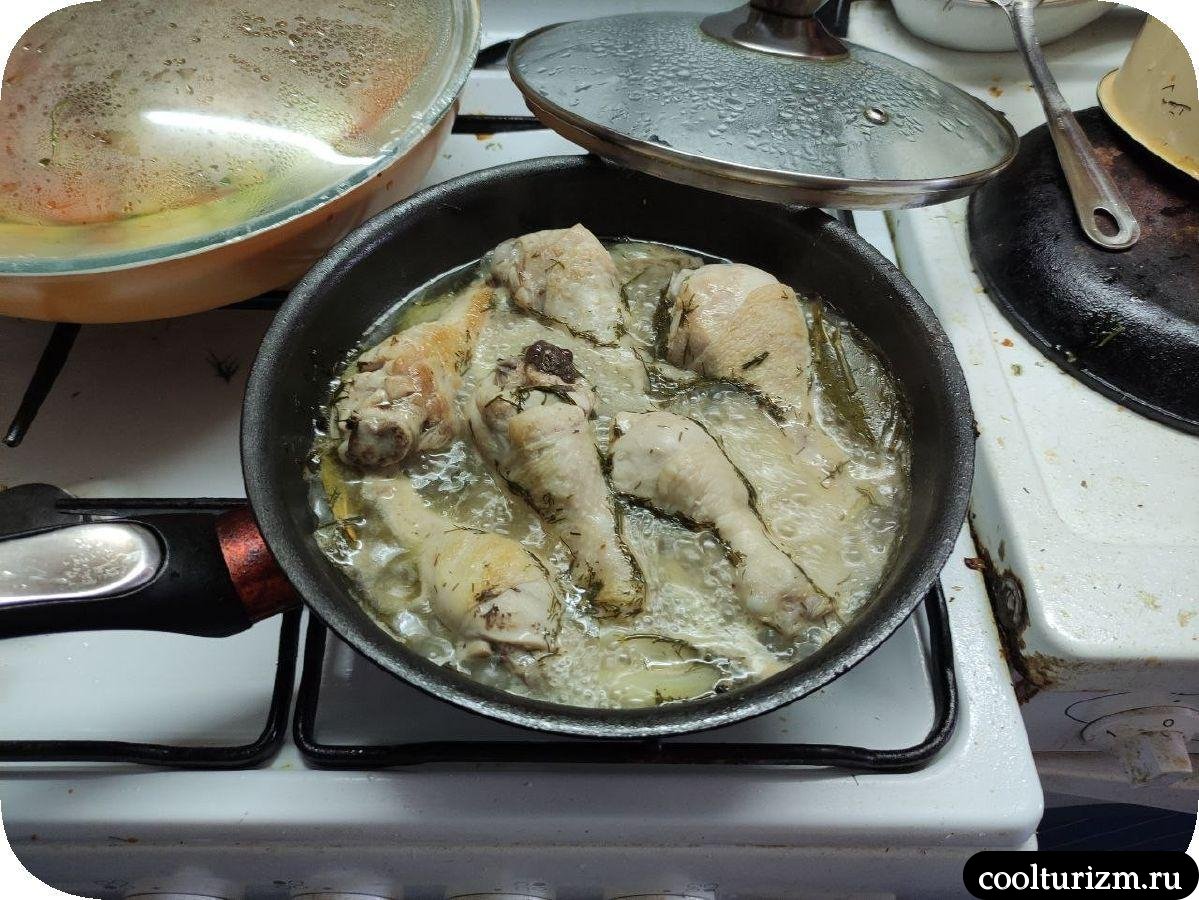 голени под крышкой