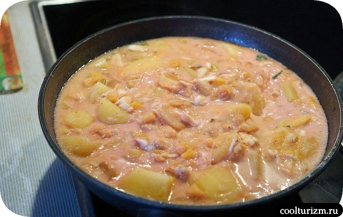 Щечки трески с картошкой и тыквой как готовить