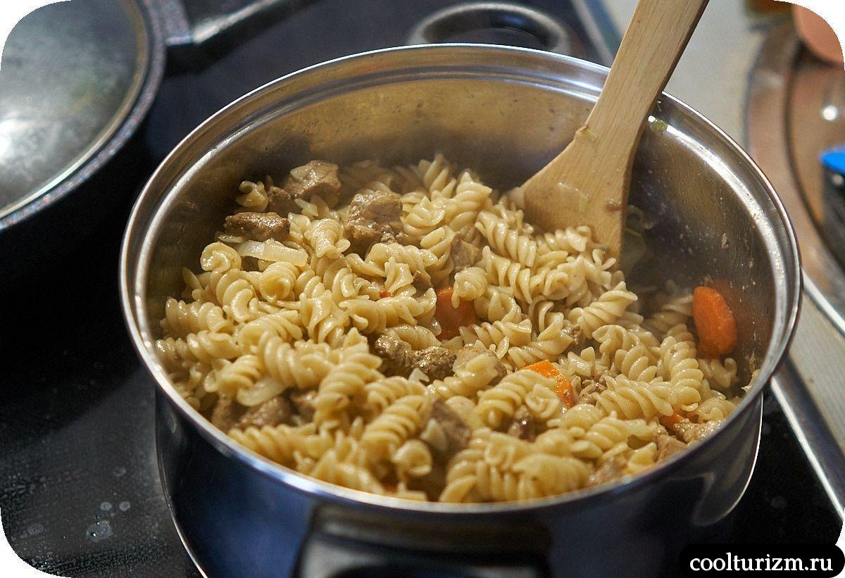Макаронная запеканка с мясом как готовить