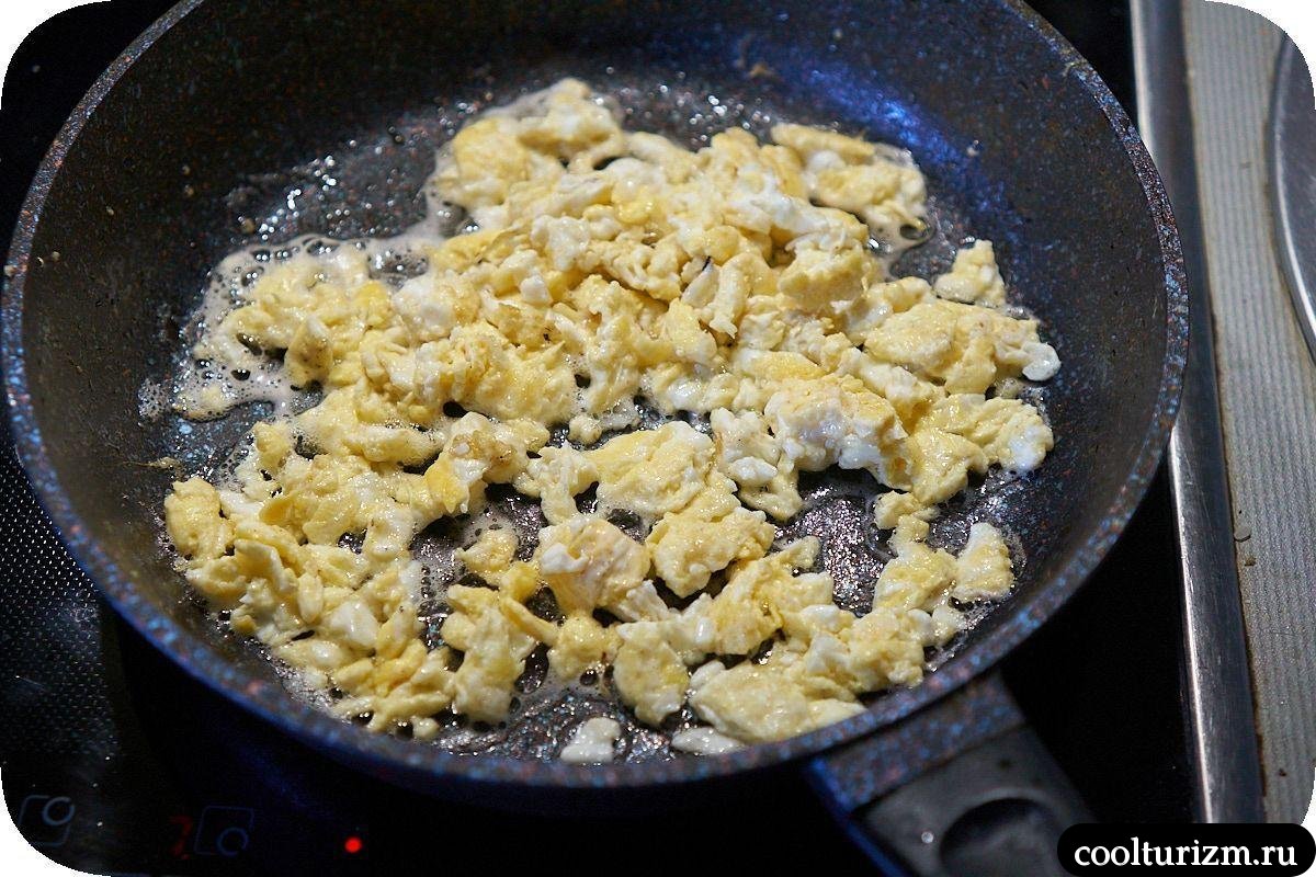 жарка овощей с мясом