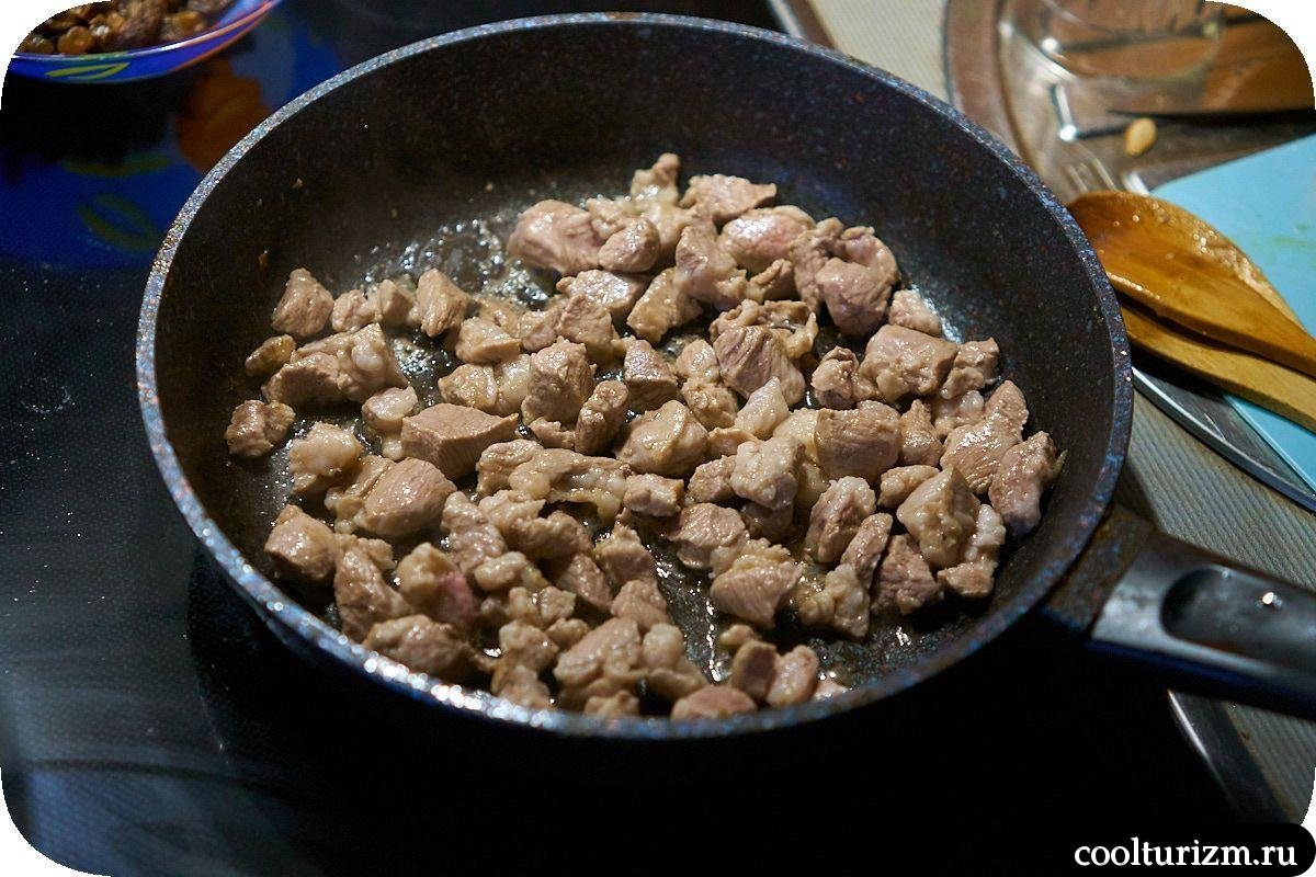 обжарка мяса в скоовроде