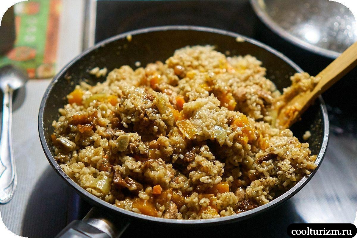 Рис с мясом и овощами в воке простой рецепт