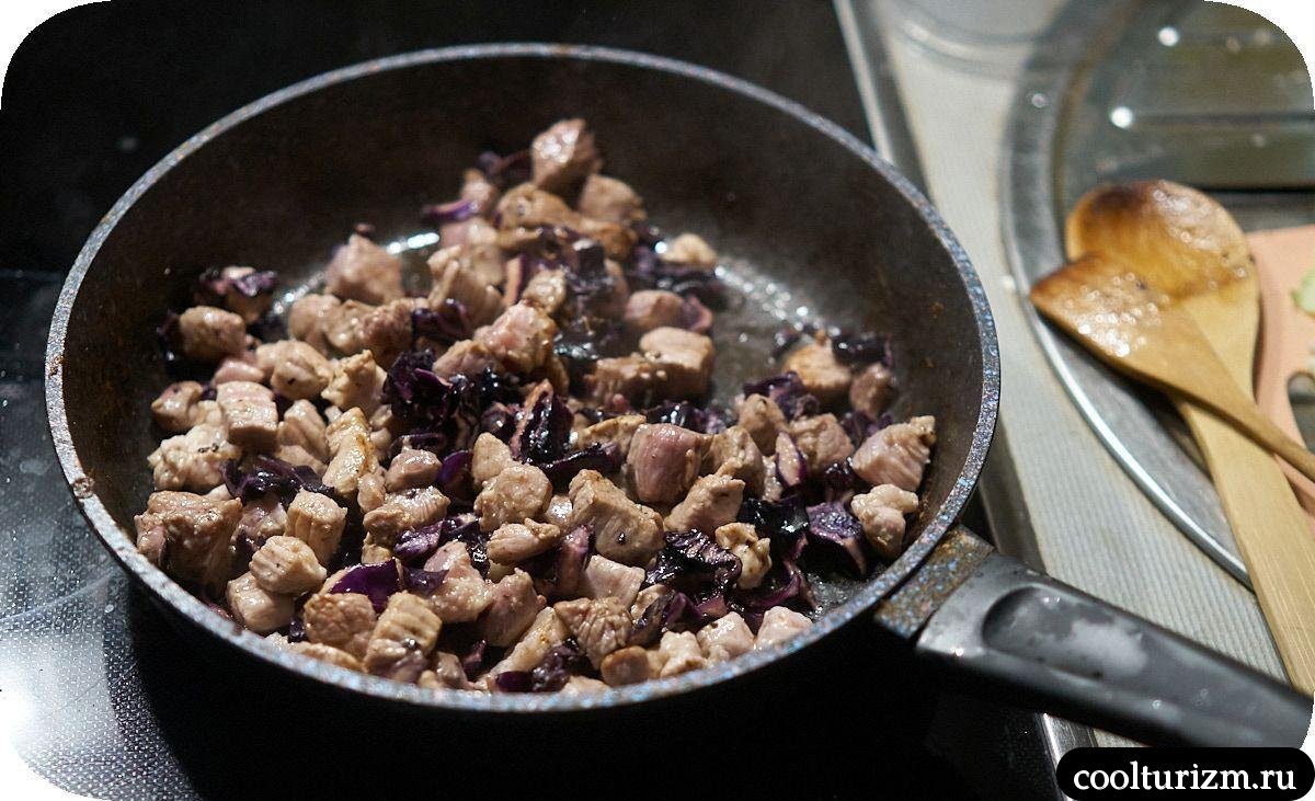 Нут с капустой и мясом как готовить 