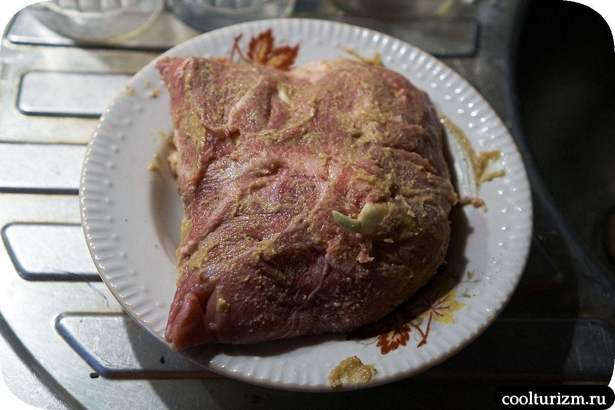 маринование мяса в горчице