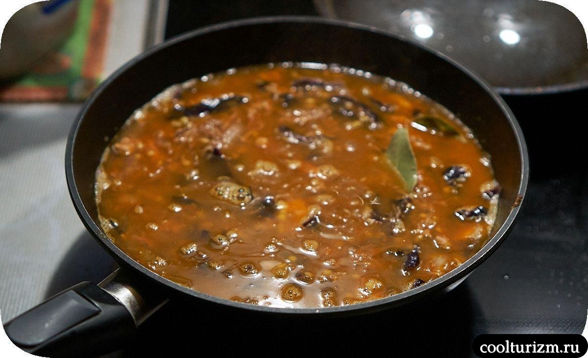 Птитим с капустой и тушенкой пошагово
