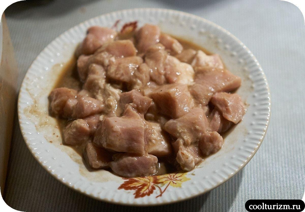 мариновка окорока кусками