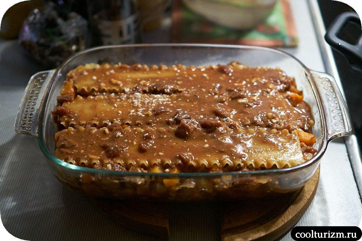 Запеканка с листами для лазаньи как приготовить