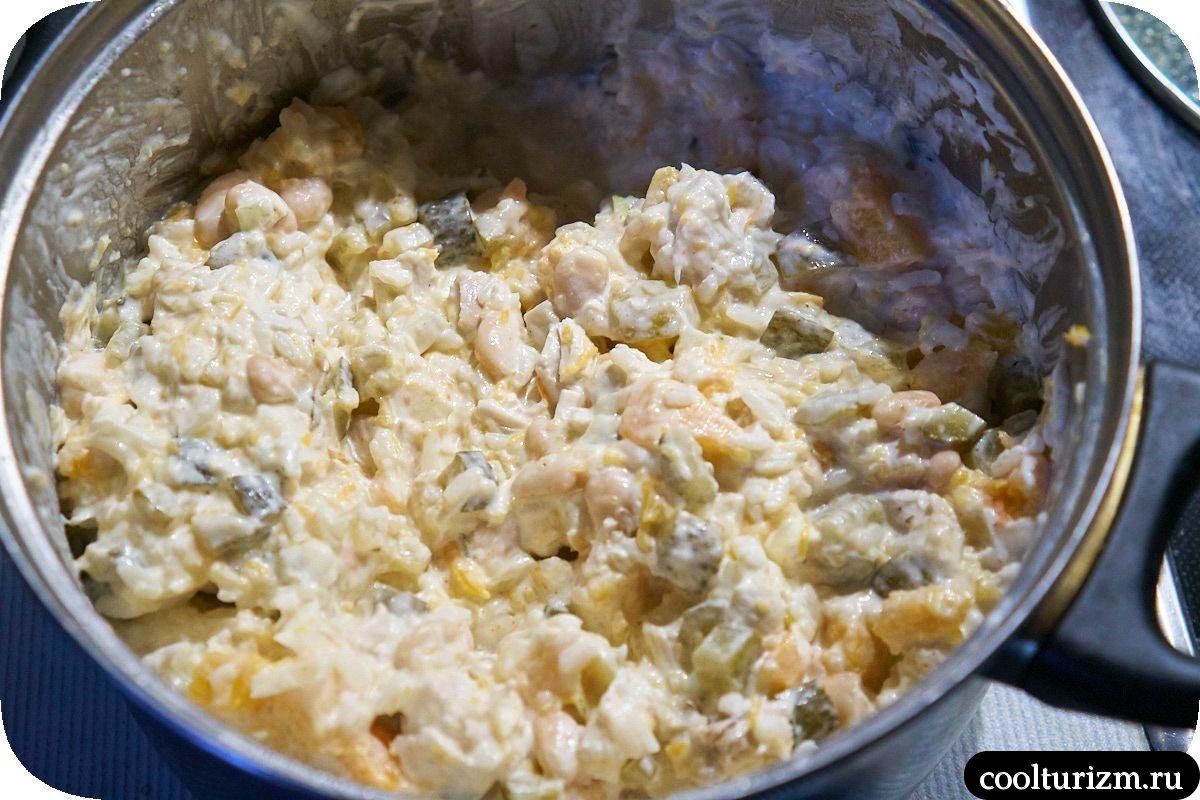 Салат фасоль куриная грудка тыква как готовить