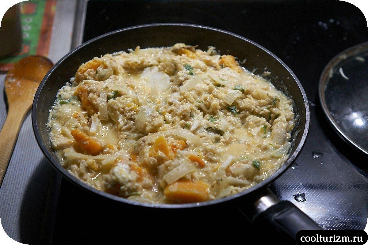 Рецепт трески с яйцами