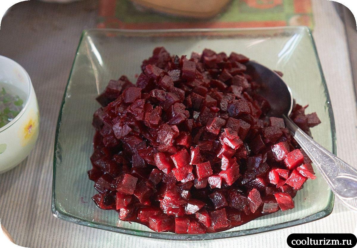 вареная свекла в вакууме