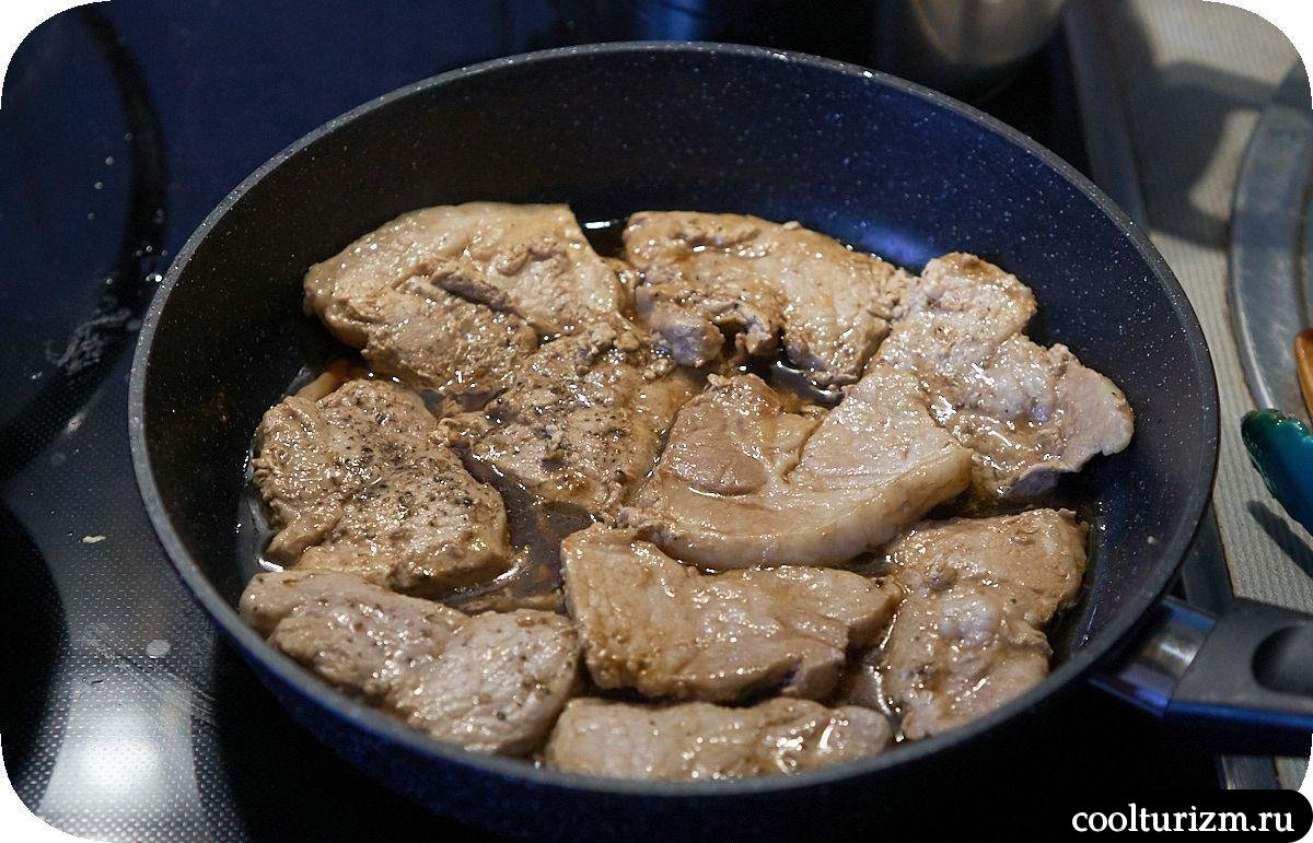 Вкусная корейка с устричным соусом на сковороде как готовить