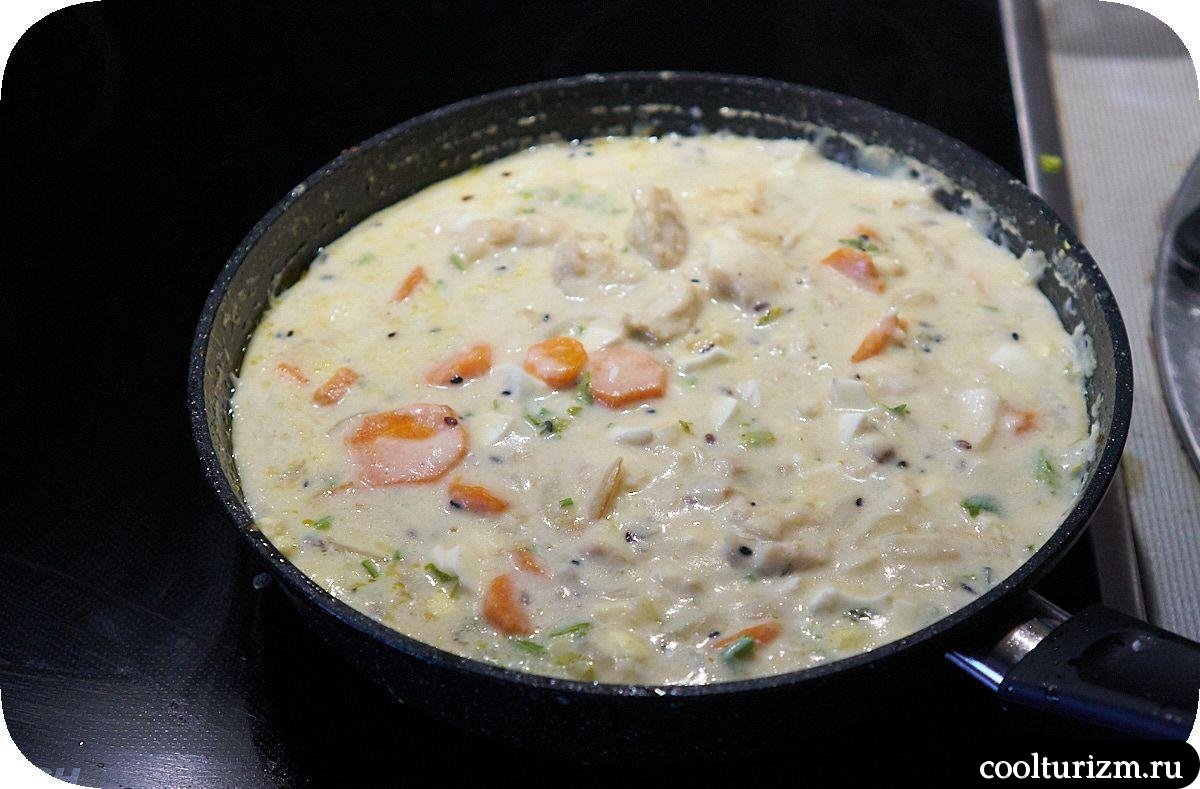Щечки трески с вареными яйцами и морковью как готовить