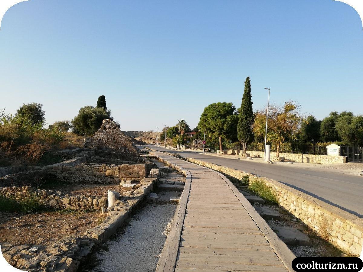 колоннада жилой квартал Сиде