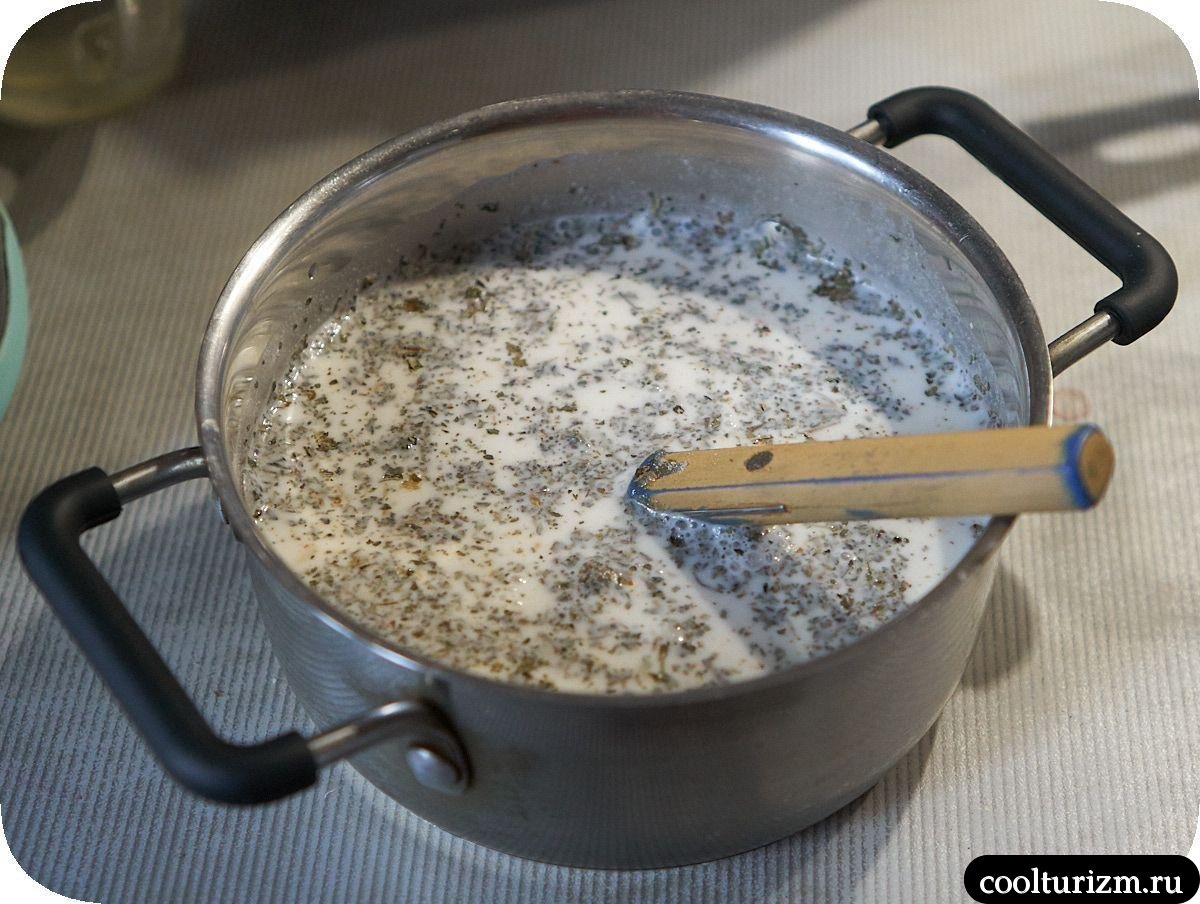 заливка сливочная