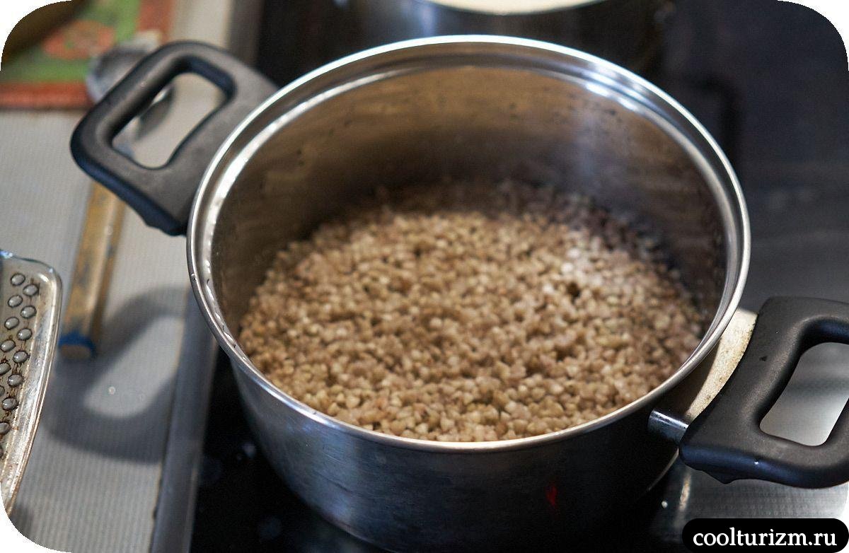 варка зелёной гречки