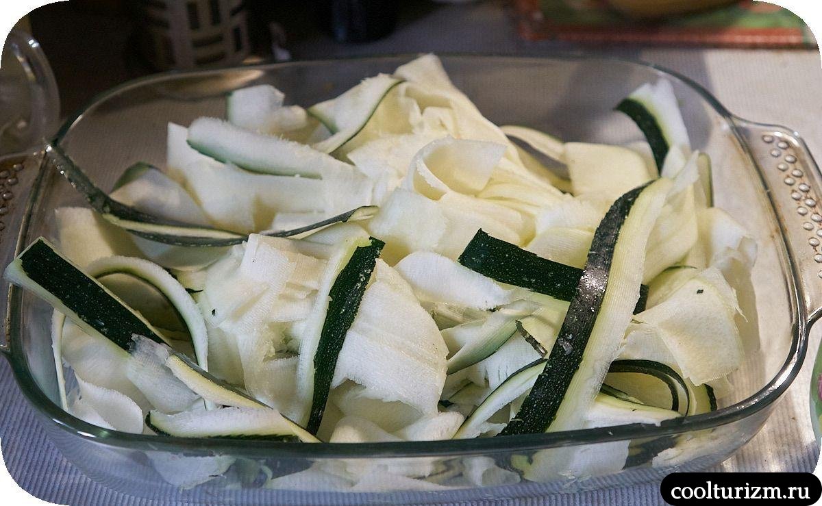 кабачки полосками