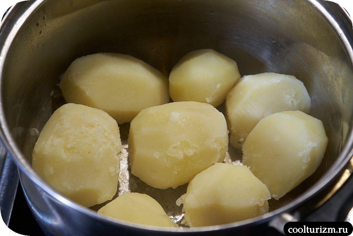 варка картофеля к рыбе