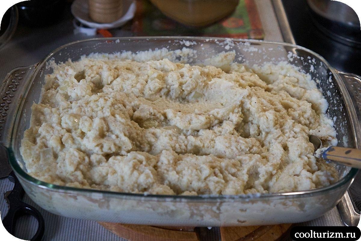 пюре из сушеной картошки