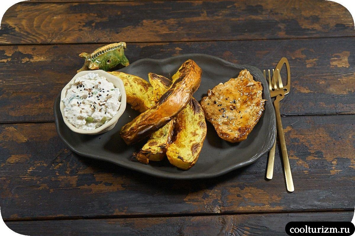 Тыква в сметанном соусе с творогом вкусный рецепт